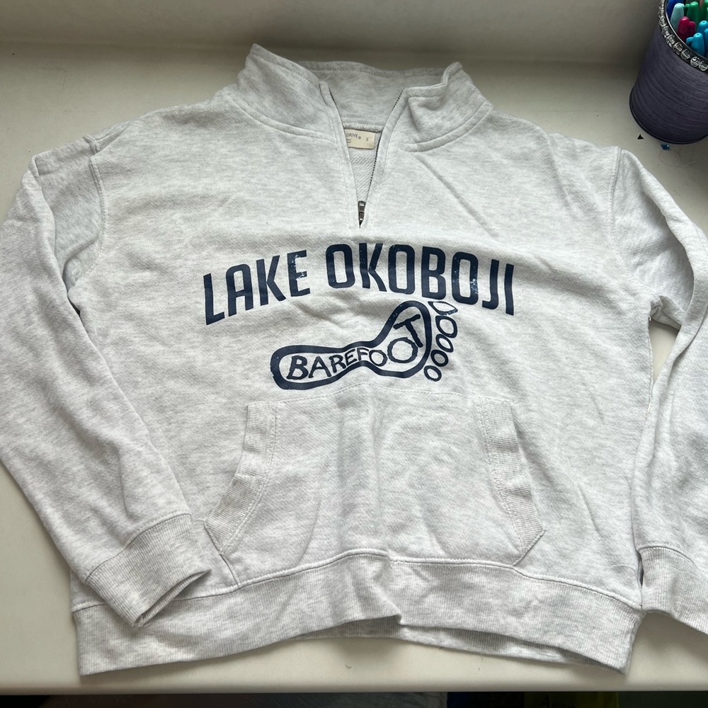quarter zip sweatshirt